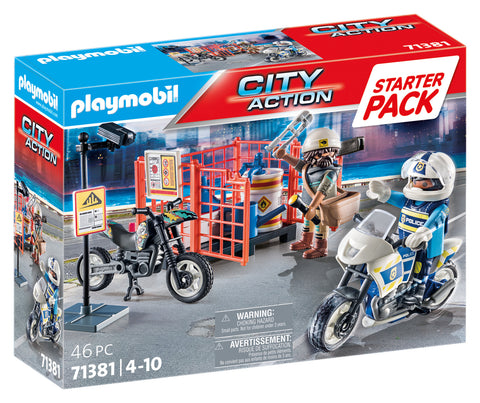 PLAYMOBIL CITY ACTION Pradinis rinkinys „Policija“ 71381 PLAYMOBIL