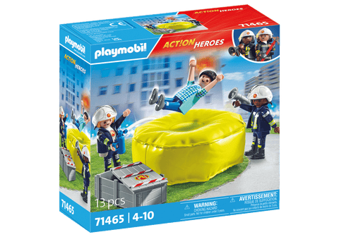 PLAYMOBIL ACTION HEROES Ugniagesiai ir oro pagalvė 71465 PLAYMOBIL