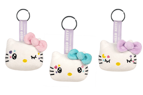 HELLO KITTY Pliušinis raktų pakabukas, 7 cm - Www.zaislaivaikams.lt