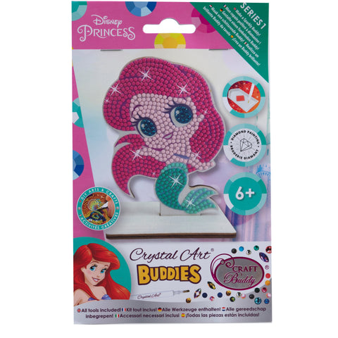 DISNEY PRINCESS CRYSTAL ART Figūrėlė „Mažoji undinėlė“ CRAFT BUDDY