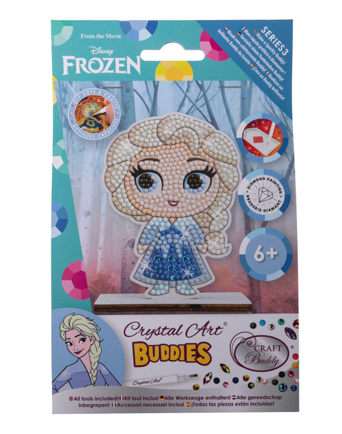 DISNEY FROZEN Piešimo deimantais rinkinys „Elsa“ CRAFT BUDDY