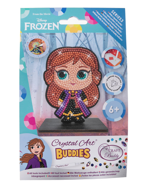 DISNEY FROZEN Piešimo deimantais rinkinys „Anna“ CRAFT BUDDY