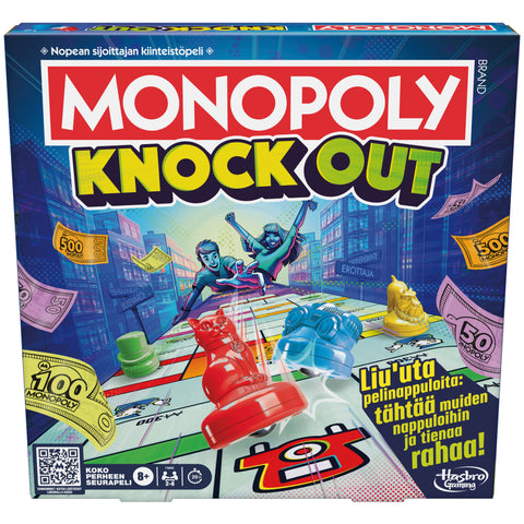 MONOPOLY Stalo žaidimas „Knockout“ (suomių kalba) MONOPOLY