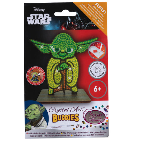 STAR WARS CRYSTAL ART Figūrėlė „Yoda“ CRAFT BUDDY