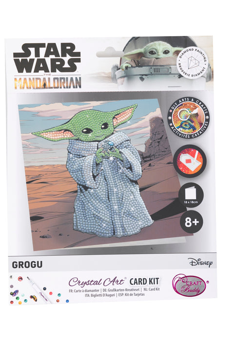 STAR WARS CRYSTAL ART Atvirukas „Grogu“ CRAFT BUDDY