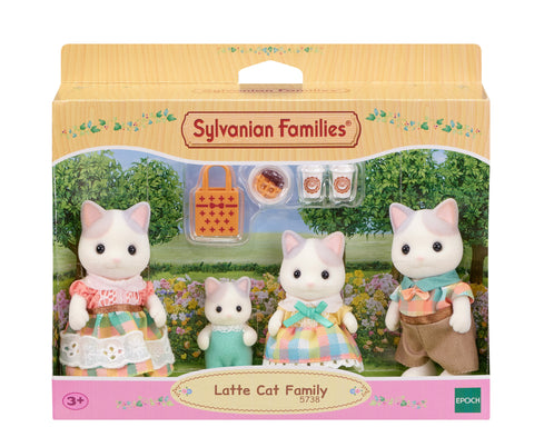 SYLVANIAN FAMILIES Latė kačiukų šeimynėlė – mieli žaislai vaikams
