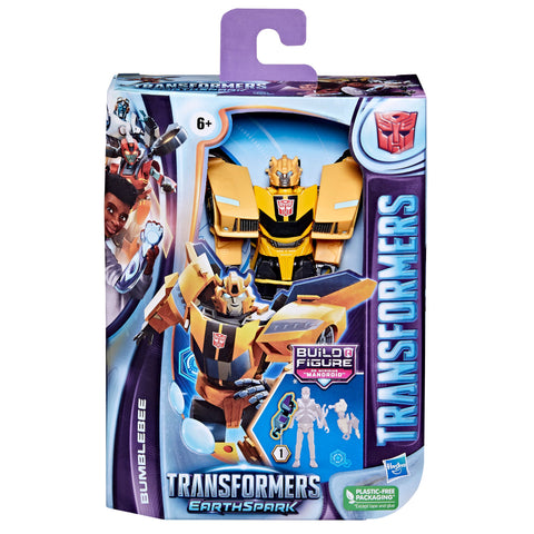 Transformers EarthSpark Deluxe figūrėlė – 12,5 cm žaislas vaikams su transformavimo galimybėmis.
